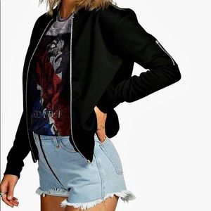 Black Bomber Jacket NWOT